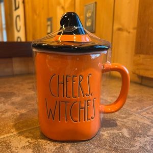 Rae Dunn "Cheers, Witches" Mug w/lid